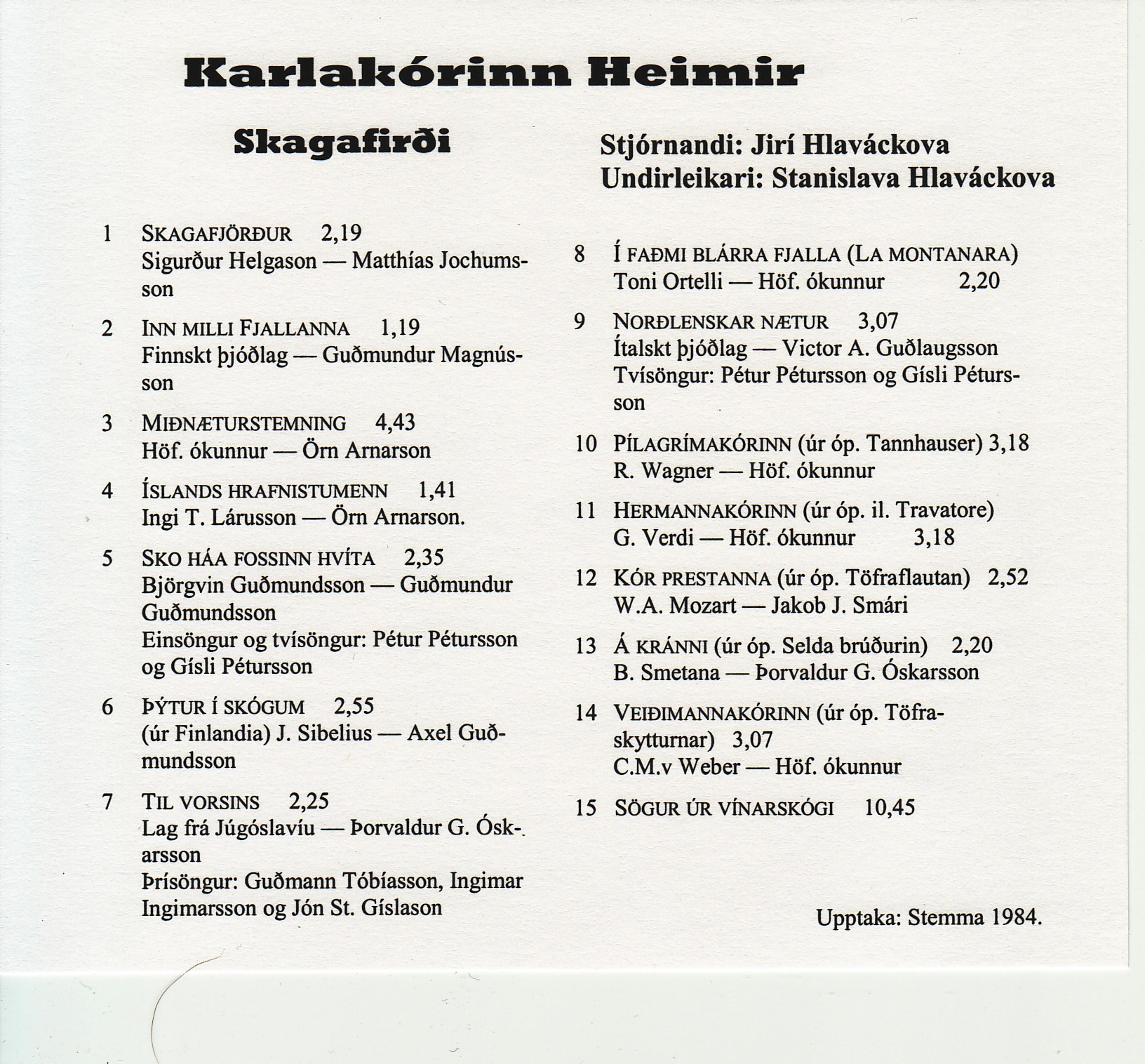 Kom söngur_1983_bakhlið